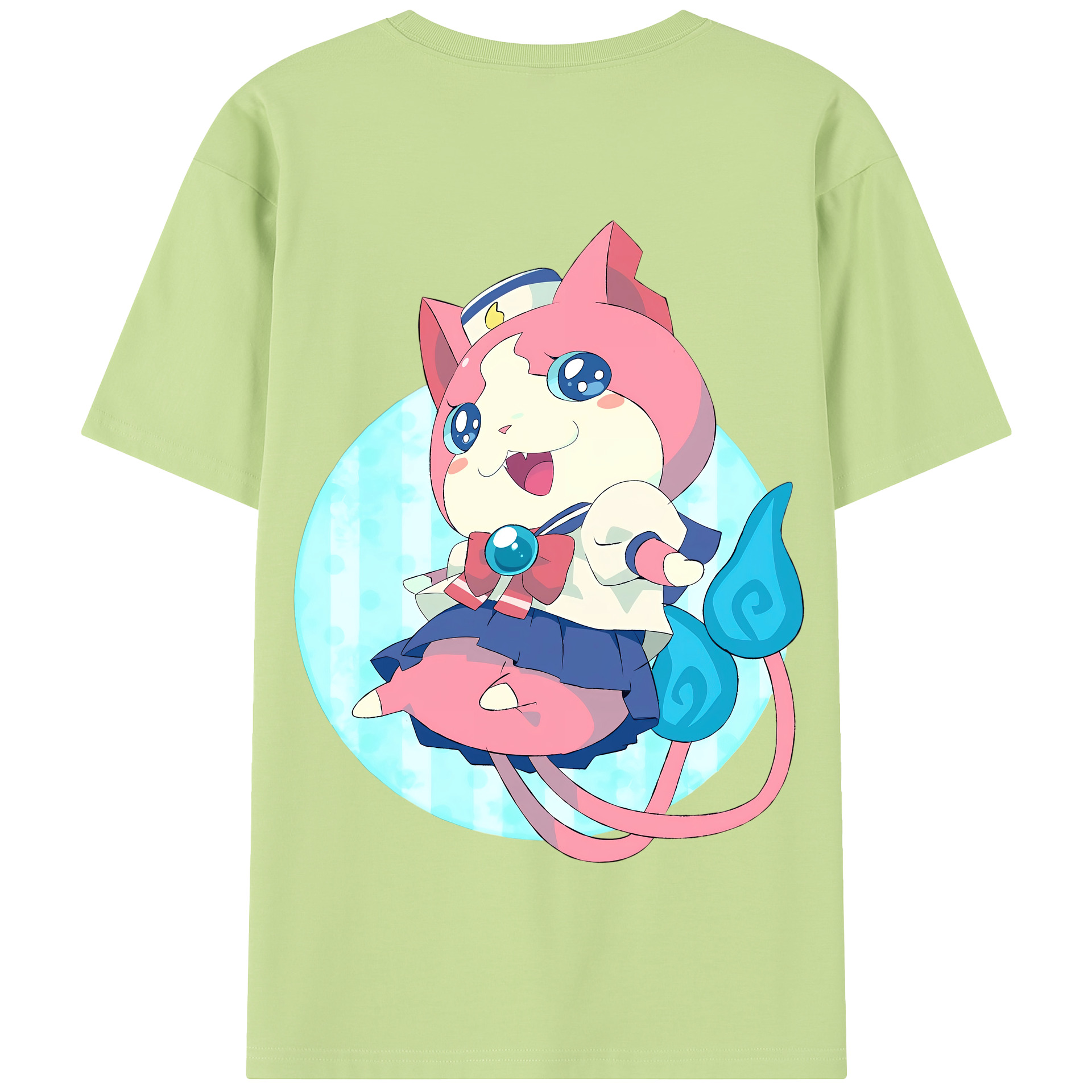 （画像用） 妖怪ウォッチ Yo-kai Watch 綿100％半袖Tシャツ（背面プリント）